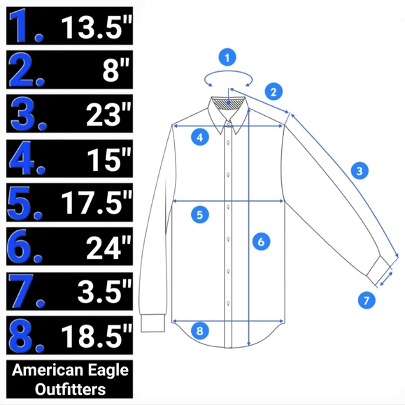 ❄️ XS | AEO| Long Sleeved Button Down Shirt - Picture 11 of 11